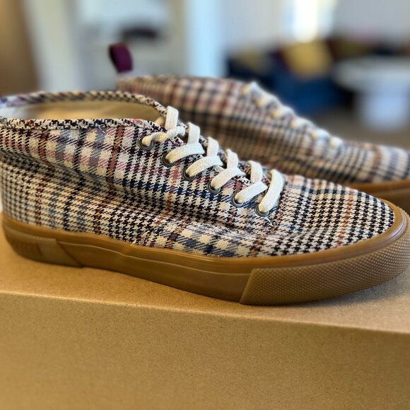 SeaVees Legend 90 Plaid Desert Boot Sneaker W9.5 M7.5 - Picture 1 of 4